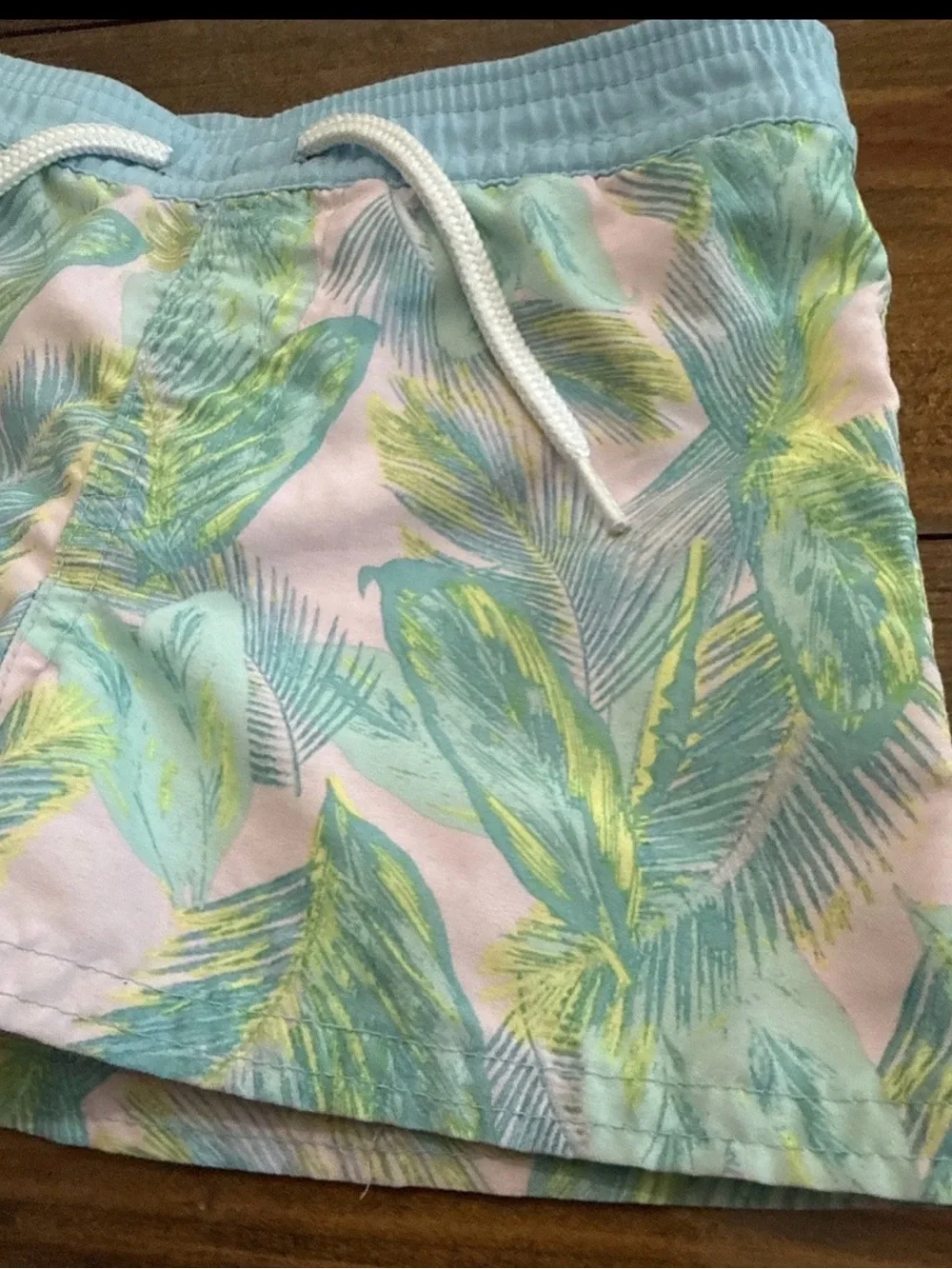 Floatimini Kids Palm Print Swim Trunks